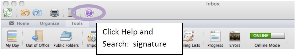 outlook for mac rich text signature